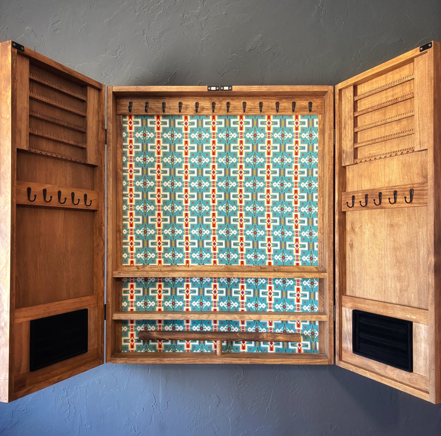 Custom Western Jewelry Cabinet — Deposit to Begin Production