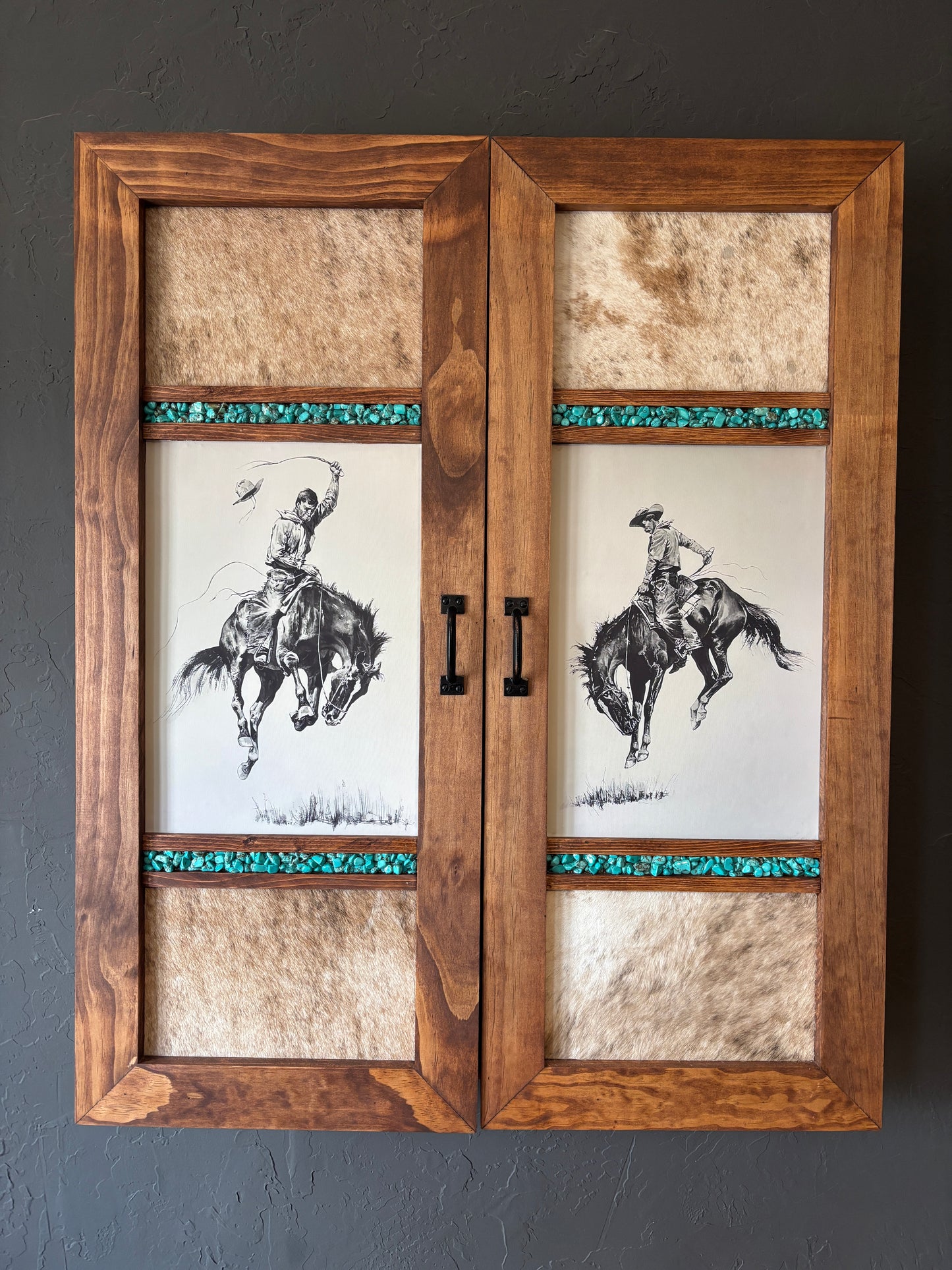 Custom Western Jewelry Cabinet — Deposit to Begin Production
