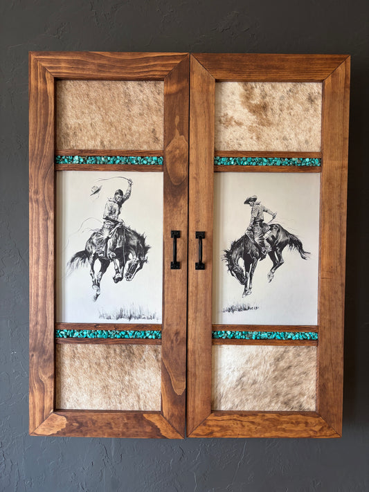 Custom Western Jewelry Cabinet — Deposit to Begin Production
